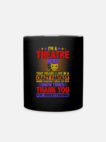 I à A Theatre Nerd Funny Theatre Nerd - Mug uni - noir
