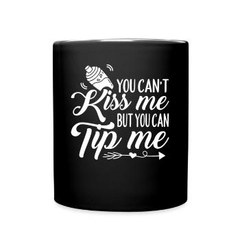 Barman, Barkeeper, Barkeeper - Tasse einfarbig - Schwarz - Vorne