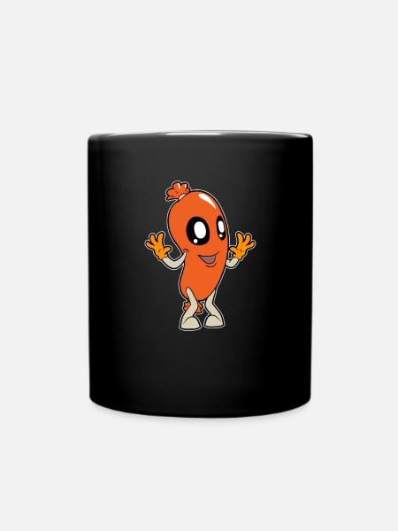 Saucisses kawaii - Mug uni - noir