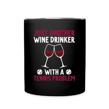 Just Another Wine Drinker - Full Colour Mug - black - Front