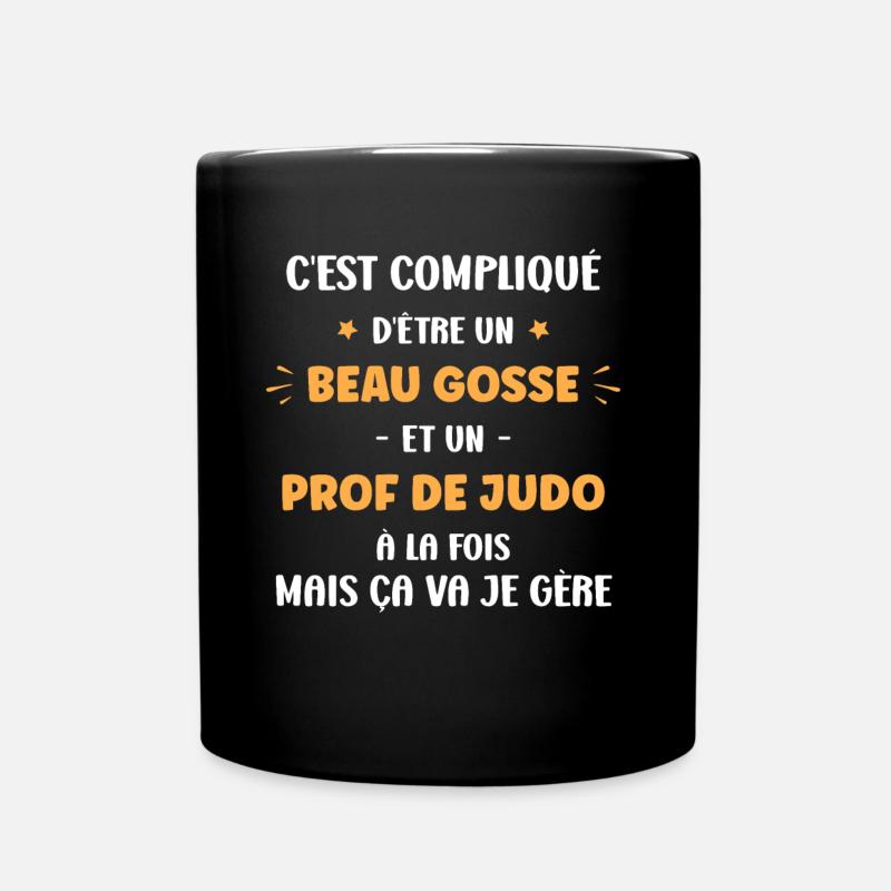 Compliqué beau gosse et prof de judo - Mug uni - noir