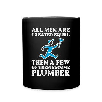 All Men Are Created Equal - Tasse einfarbig - Schwarz - Vorne