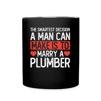 The Smartest Decision A Man Can Makes It - Full Colour Mug - black - Front