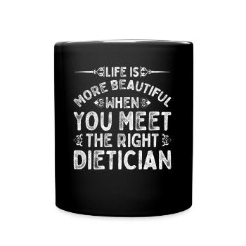 Life Is More - Full Colour Mug - black - Front