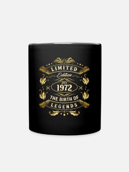 Juli 1972 - 50. Geburtstag Geschenk. Awesome. - Tasse einfarbig - Schwarz