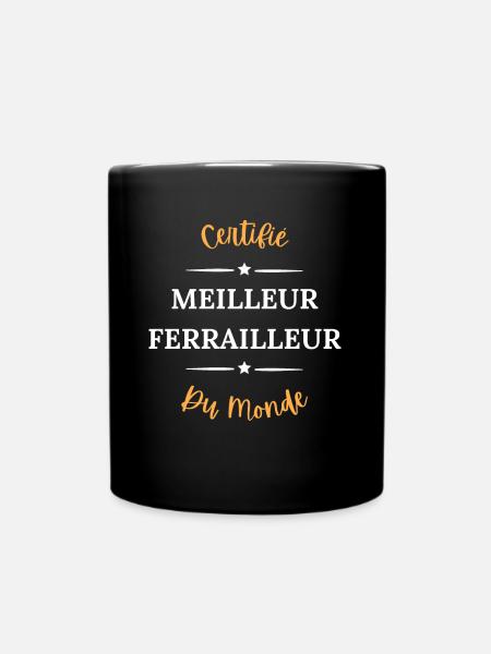 Certifié meilleur ferrailleur du monde - Mug uni - noir