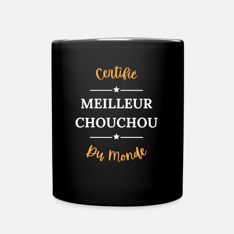 Certifié meilleur chouchou du monde - Mug uni - noir