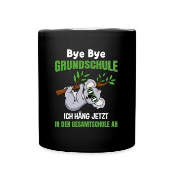 Grundschulabschluss Gesamtschule 5. Klasse - Tasse einfarbig - Schwarz - Vorne
