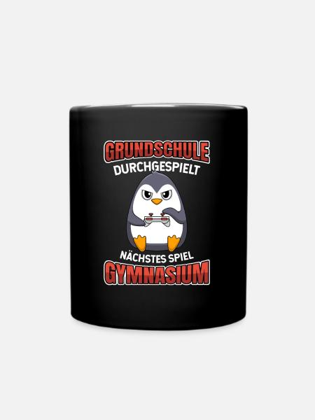 Grundschulabschluss Gymnasium Einschulung 5 Klasse - Tasse einfarbig - Schwarz