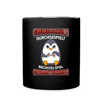 Grundschulabschluss Gesamtschule 5 Klasse - Tasse einfarbig - Schwarz - Vorne
