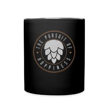 Houblon, Hopp, Bière, Amateurs de bière - Mug uni - noir - Devant