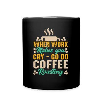 Go Do Coffee Roasting - Tasse einfarbig - Schwarz - Vorne
