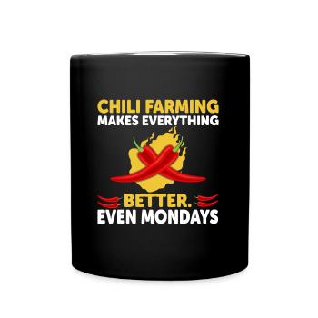 L’agriculture chilienne rend tout meilleur - Mug uni - noir - Devant
