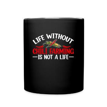 La vie sans la culture du chili n’est pas une vie - Mug uni - noir - Devant
