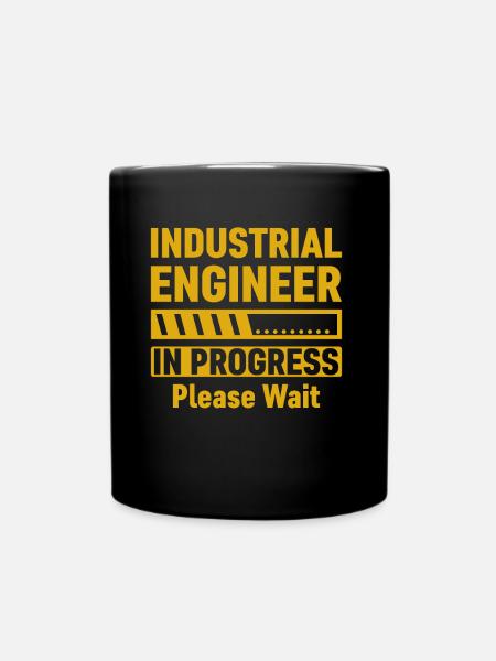 Industrial Engineer In Progress - Tasse einfarbig - Schwarz