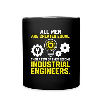 All Men Are Created Equal - Tasse einfarbig - Schwarz - Vorne