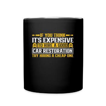 If You Think It Is Expensive - Tasse einfarbig - Schwarz - Vorne