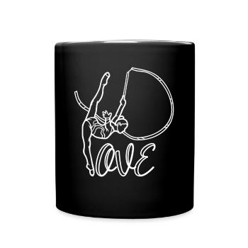 Oui, je suis un cadeau de citation Turner pour les athlètes - Mug uni - noir - Devant