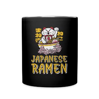 Japanese Ramen Lover Hot Noodle Soup Ramen - Full Colour Mug - black - Front