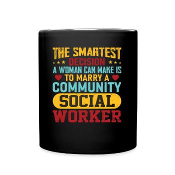 La décision la plus intelligente qu’une femme puisse prendre - Mug uni - noir - Devant