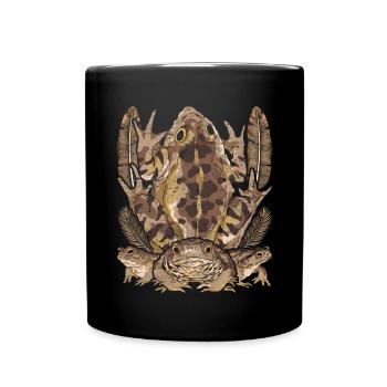 Nature Animal Motif Amphibiens Grenouille Cadeau Crapaud - Mug uni - noir - Devant