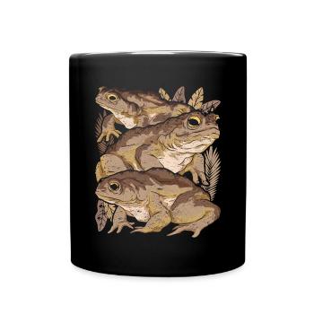 Frog Toad - Full Colour Mug - black - Front