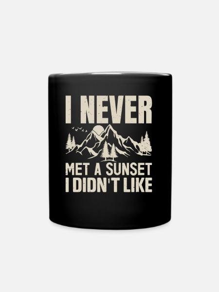 Camper Camping Crew Nature Love Campfire Camping - Full Colour Mug - black