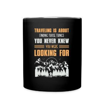 Mountaineer Mountain Climbing Hiking Hike Hiker - Tasse einfarbig - Schwarz - Vorne