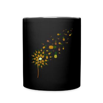 Ananas - Mug uni - noir - Devant