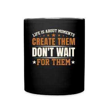 Traveller Travel Getaway Vacationing Tourist - Full Colour Mug - black - Front