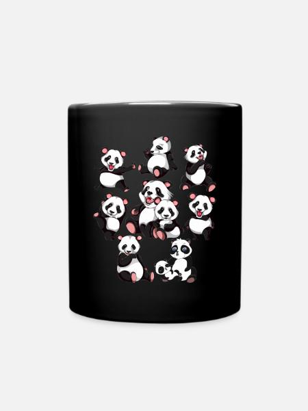 Panda - Mug uni - noir