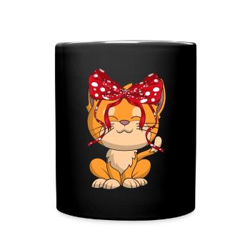 Chat - Mug uni - noir - Devant