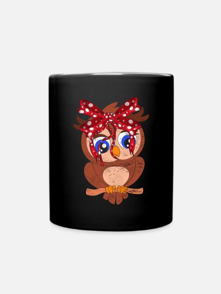Hibou - Mug uni - noir