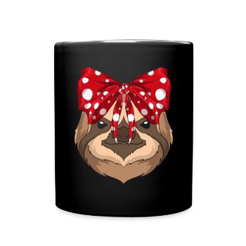 Paresse - Mug uni - noir - Devant