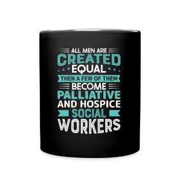 All Men Are Created Equal - Tasse einfarbig - Schwarz - Vorne