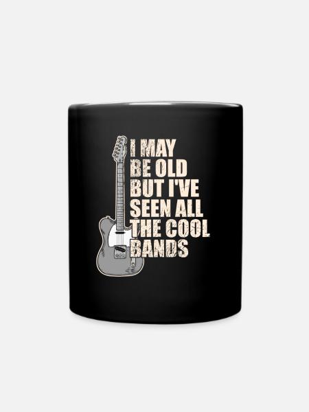 I may be old, but I have all the cool - Full Colour Mug - black