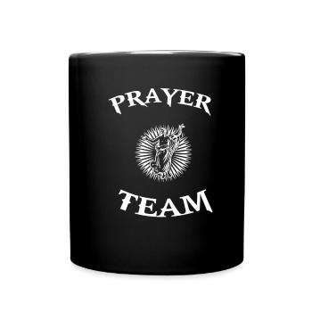 Prier Jésus-Christ Religion Christianisme Dire - Mug uni - noir - Devant
