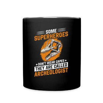 Archaeology Job Profession Work Archaeologist - Full Colour Mug - black - Front