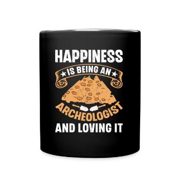 Archaeology Job Profession Work Archaeologist - Full Colour Mug - black - Front