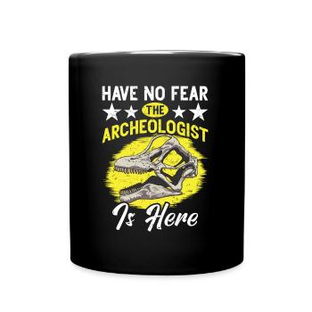 Archaeology Job Profession Work Archaeologist - Full Colour Mug - black - Front