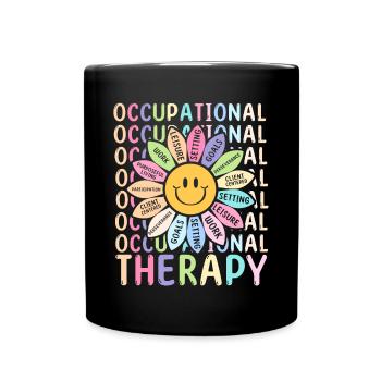 Occupational therapy - Full Colour Mug - black - Front