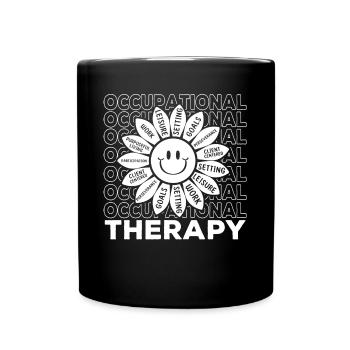 Occupational therapy - Full Colour Mug - black - Front