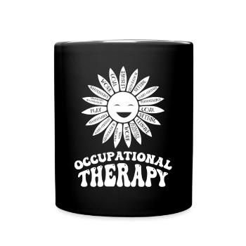 Occupational therapy - Full Colour Mug - black - Front