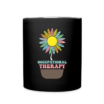 Occupational therapy - Full Colour Mug - black - Front