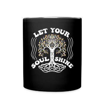 Mettez votre âme briller, chakra Astrologie - Mug uni - noir - Devant