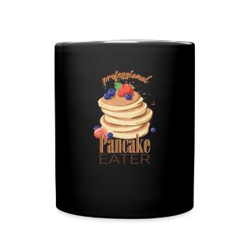 Mangeur de crêpes Amateurs sucrés de dent sucrée - Mug uni - noir - Devant