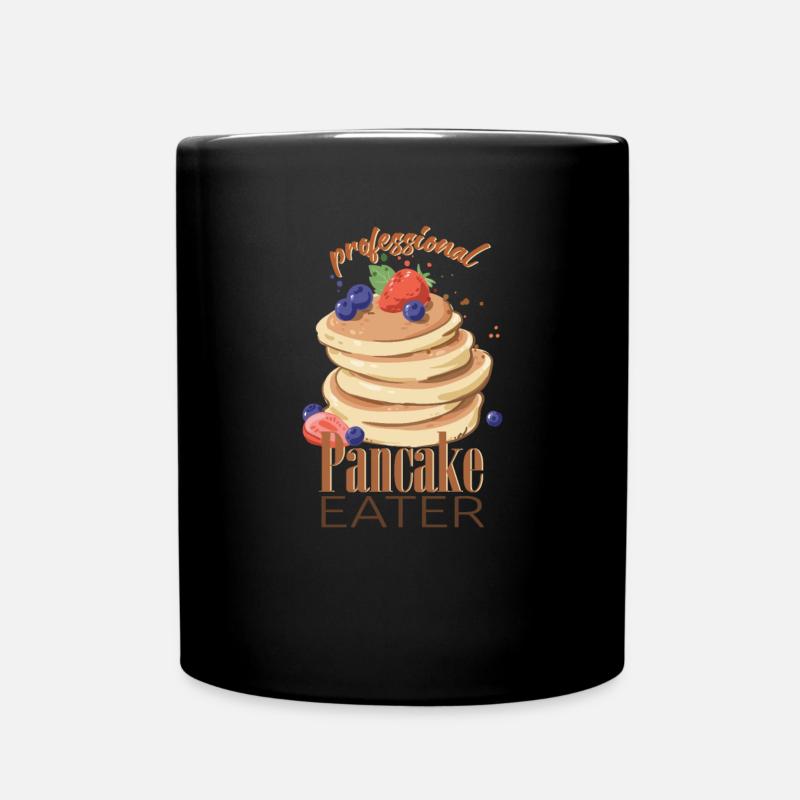 Mangeur de crêpes Amateurs sucrés de dent sucrée - Mug uni - noir