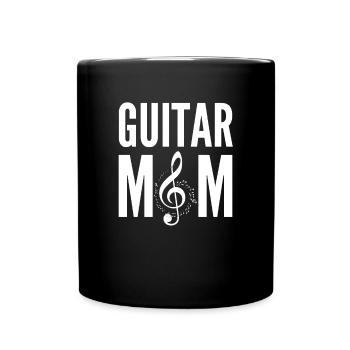 Guitare Mama Musique Violon Clef Musiciens - Mug uni - noir - Devant