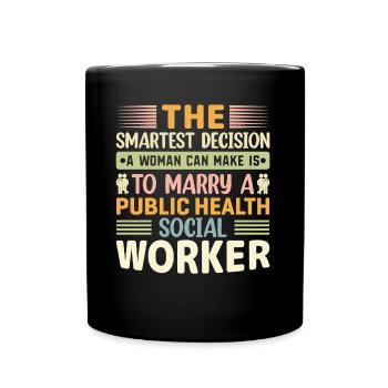 La décision la plus intelligente qu’une femme puisse prendre - Mug uni - noir - Devant