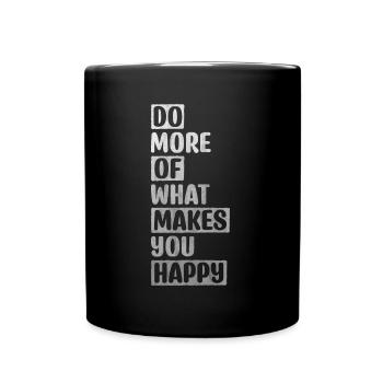 Motivate Inspire Encouragement Positivité Slogan - Mug uni - noir - Devant